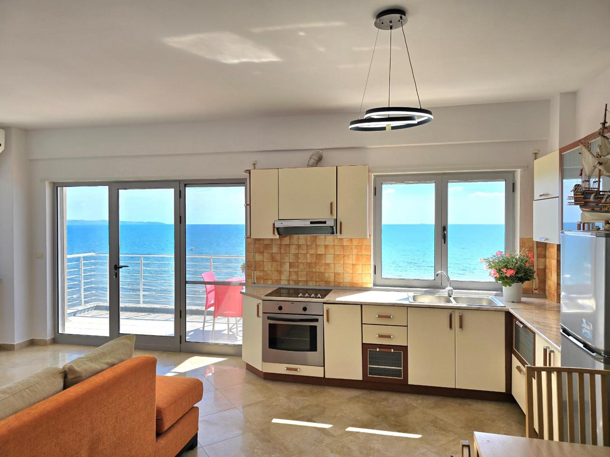 Sea View Apartments In Дуррес Экстерьер фото