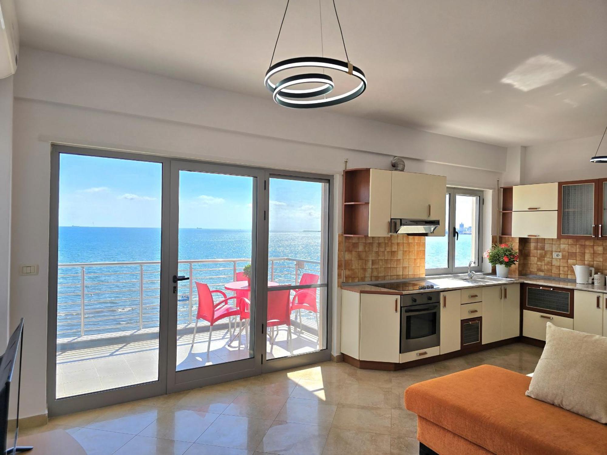 Sea View Apartments In Дуррес Экстерьер фото