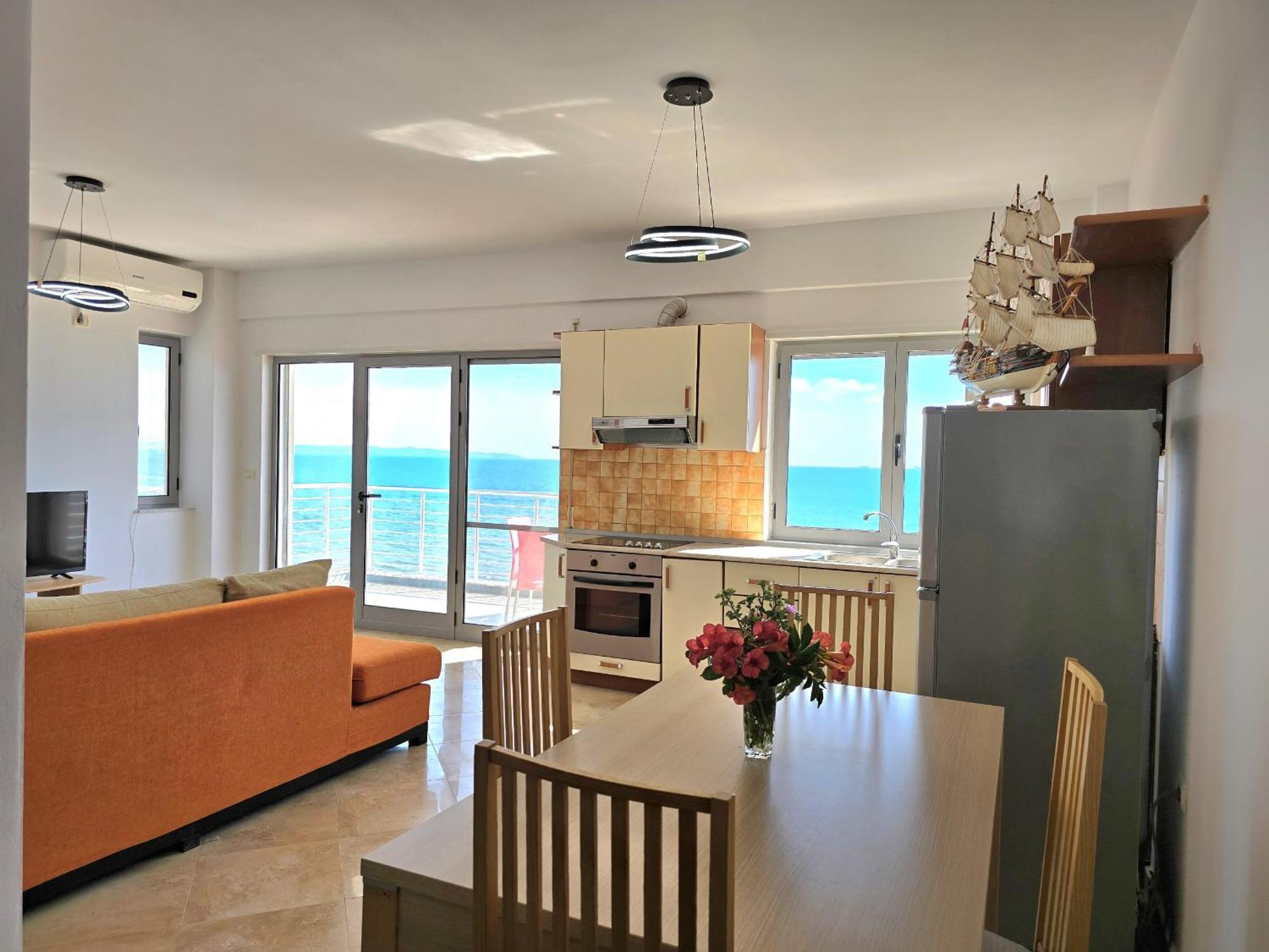 Sea View Apartments In Дуррес Экстерьер фото