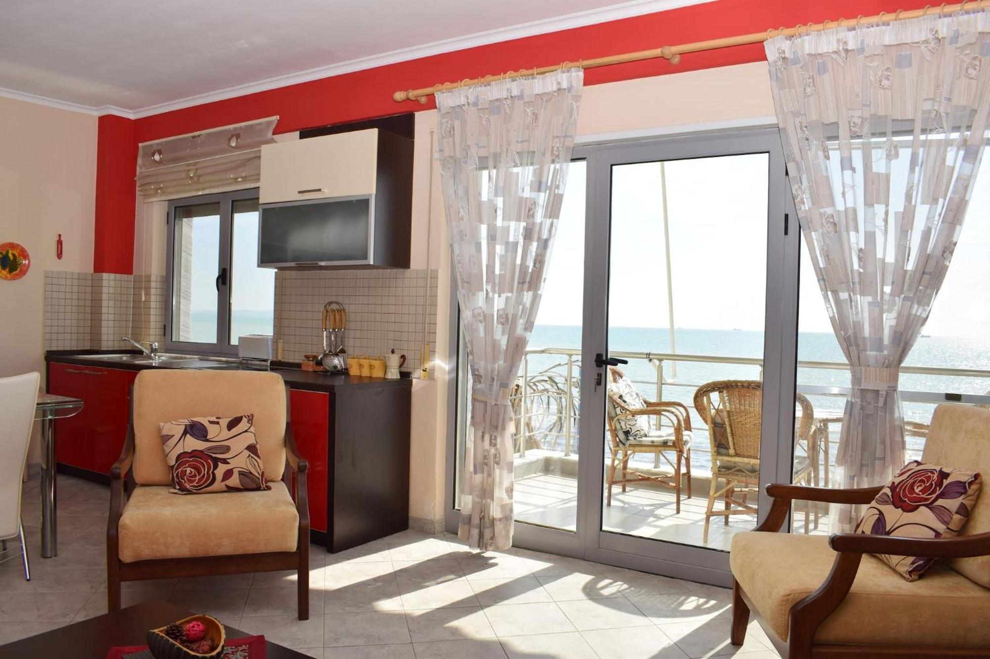 Sea View Apartments In Дуррес Экстерьер фото