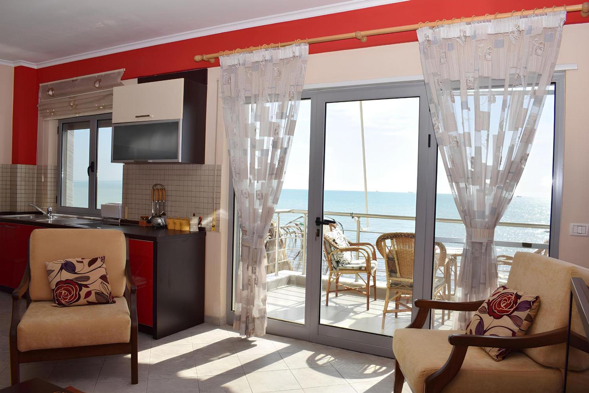 Sea View Apartments In Дуррес Экстерьер фото